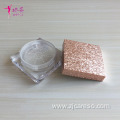 Cosmetic Jar Loose Powder Jar with Electroplated Lid